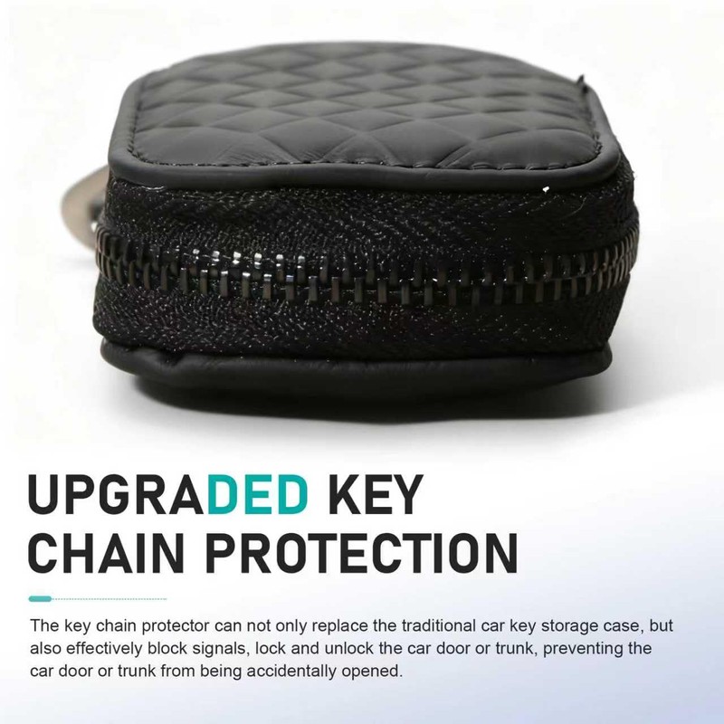winterrock Car Key Case, Genuine Leather Key Fob Cover, Remote