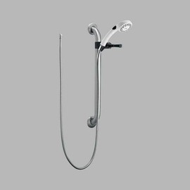 Delta Faucet RPW124HDF Single Function Handshower with Grab Bar