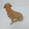 dilixuan Yellow Labrador Retriever Resin Statue | Hand-Painted Garden Sculpture