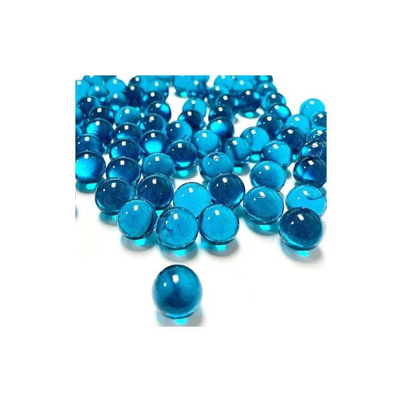 CYS EXCEL Light Blue Glass Gemstone Vase Filler (3 LBS)