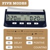 Chess Timer Clock, Portable Digital Chess Timer for Professional Board