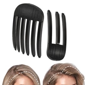 Hair Roots Hair Clip, 2Pcs Hair Root Lifter for Fluffy Volume, No Trace Hair Root Volumizing Clips for Women, Fluffy Clip Bangs Volumizing Hair Styling Tool, Pink