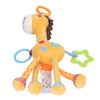 Baby Hanging Rattle Toy Soft Carseat Crinkle Squeaky Toy Stuffed