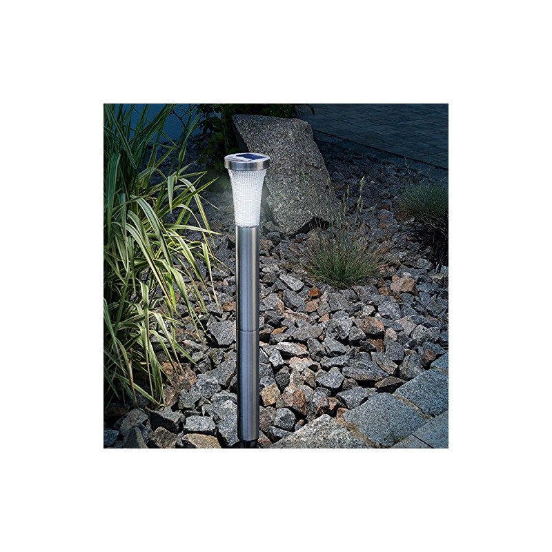 Esotec Solar Light Tower Light 60 cm 12) Stainless Steel