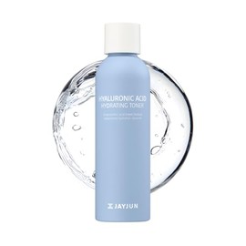 JAYJUN - Tóner hidratante de ácido hialurónico de 6.8 fl oz, tóner diario ligero y no pegajoso con 8 capas de HA y pantenol para una piel suave y bloqueada por la humedad