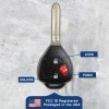KeylessKing* 2 Replacement For Toyota Yaris Scion tC xD iQ