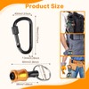 60PCS Keychain Bit Holder,1/4 Inch Hex Drill Bit Holder for