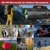 80x100 Monocular Telescope for Smartphones - High Powered HD Monocular