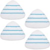 Sewroro Almohadillas Triangulares Lavables para Mopa a Vapor 4 Piezas