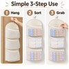 3-Tier Hanging Organizer for Underwear & Socks – Non-Woven Fabric