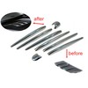 ATEX Chrome Hood Vent Fin+Nozzle Cover Trim For W164 X164