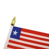 AZ FLAG LIBERIA TABLE FLAG 4'' x 6'' - LIBERIAN
