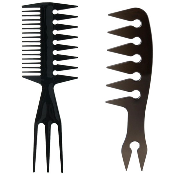 2 PCS Hair Comb Styling Set Barber Hairstylist Accessories,Professional Shaping