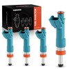 A-Premium Set of 4 Fuel Injectors Compatible with Toyota Prius