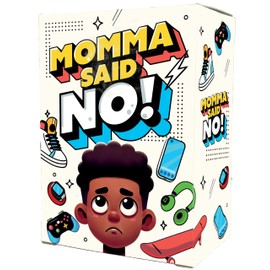 Momma Said No – Culture Inspired Family Kids Card Game with 76 Culture-Packed Cards – Block, Negotiate & Collect Items Like Shoes, Phones & More – Ages 7+ Family Game Night Fun