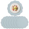 BALAPET Quilted Placemats Set of 6, 100% Cotton 14" Table