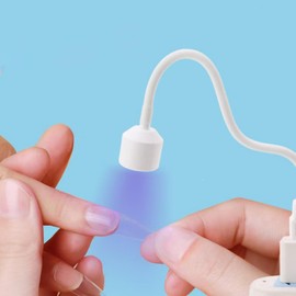 XiXiYang Nail Dryer,Mini U V Lamps for Gel Nails,Ultimate Gel Nail Kit with UV Lamp Quality Nails with Gel Nail Stickers and Nail UV Lamp Curing Gel Polishes Nail Glue Stickers Glitter Nail Art(6w)