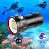 LetonPower B15 Dive Light Underwater Flashlight 8000Lumens Underwater Video Lights