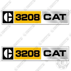 Aftermarket Fits Caterpillar 3208 Decal Kit Diesel Engine  Stickers Equipment Decals