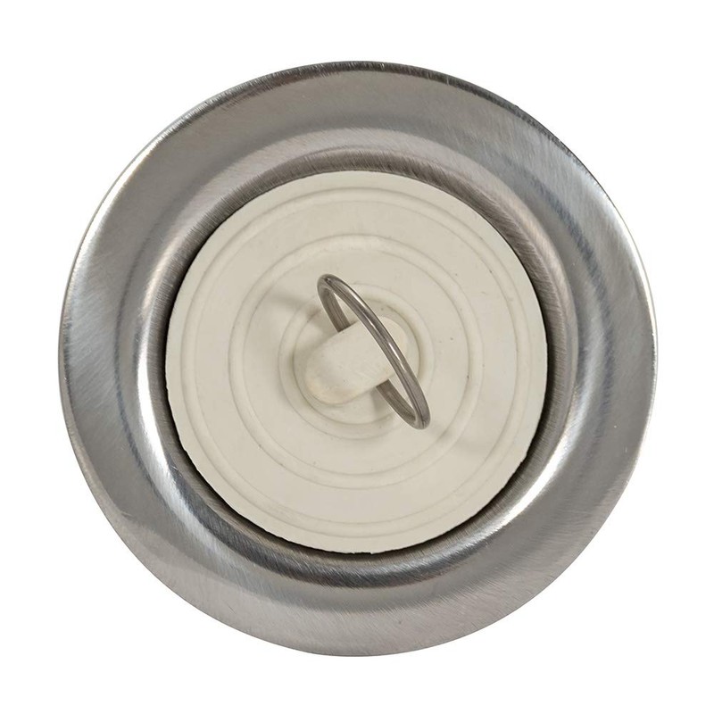 EZ-FLO 30041 Stainless Steel Tray Stopper Strainer for Bathtub or