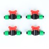 Drip Irrigation Shut Off Valve, In-Line Barbed Switch Valve Locking