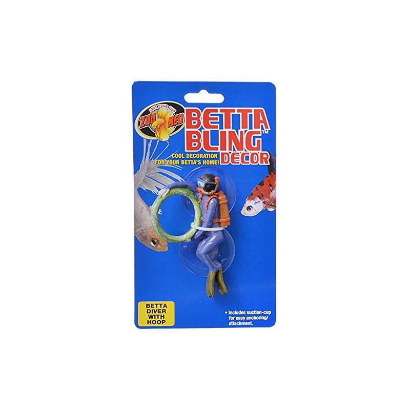 Zoo Med Laboratories Betta Bling Diver with Hoop
