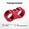 EVIL ENERGY Hose Separator Clamp, Fuel Line Mounting Clamp Aluminum