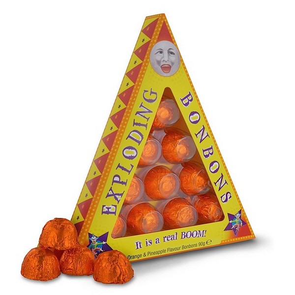 Universal Studios Wizarding World of Harry Potter Park Honeydukes Emporium Exploding Bon Bons Orange & Pinapple Flavoured 3.25 Oz Candy
