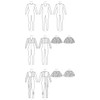 McCall's Patterns M7269 Bodysuits & Ruffled Skirts, D5 (12-14-16-18-20)