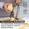 Deiss PRO Box Grater & Cheese Graters for Kitchen -