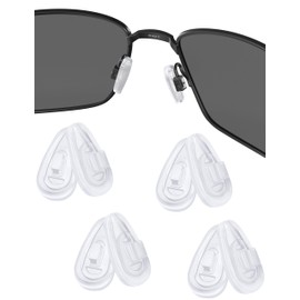 Replacement Nosepieces Nose Pads for Oakley Bottle Rocket 4.0 OX3009/Plaintiff/Square Wire/Wiretap 2.0 OO4145 Eyeglasses - 4 Pairs
