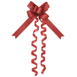 Sasagawa 50-7812 Taka Mark Ribbon, One-Touch Ribbon Bow, Small, 50 Sheets, Red