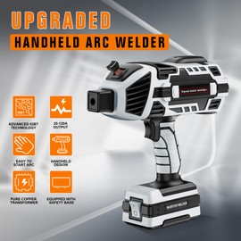 YesRight Welding Machine Handheld 110V 120Amp Portable ARC Welder Gun Hand Held Welder Machine with IGBT Inverter 5 Variable Current Adjustment for 1/16''-1/8'' Welding Rods