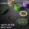 LOYCHIP Clay Poker Set with Numbered Chips 500-pcs for Card