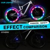 KaiDengZhe Bike Wheel Lights Rechargeable, 4 PCS Multicolor Bike Spoke
