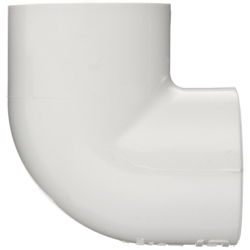 Spears 407 Series PVC Pipe Fitting, 90 Degree Elbow, Schedule