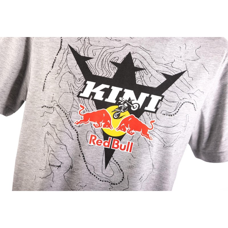 Kini Red Bull Path Tee Men's T-Shirt, grey mixed
