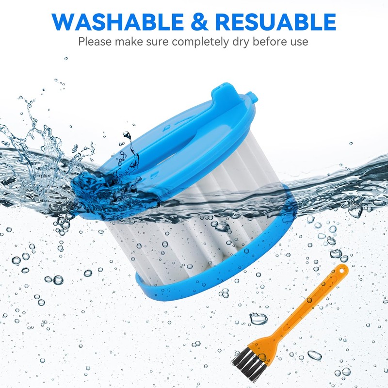 A32F02 Filters Replacement Compatible with Ryobi 18V ONE+ Wet/Dry Hand