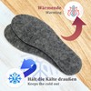2 Pairs of Felt Soles in Extra Thick Design -