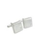 Square Cufflinks with ‘7’ Engraved - 7th Anniversary