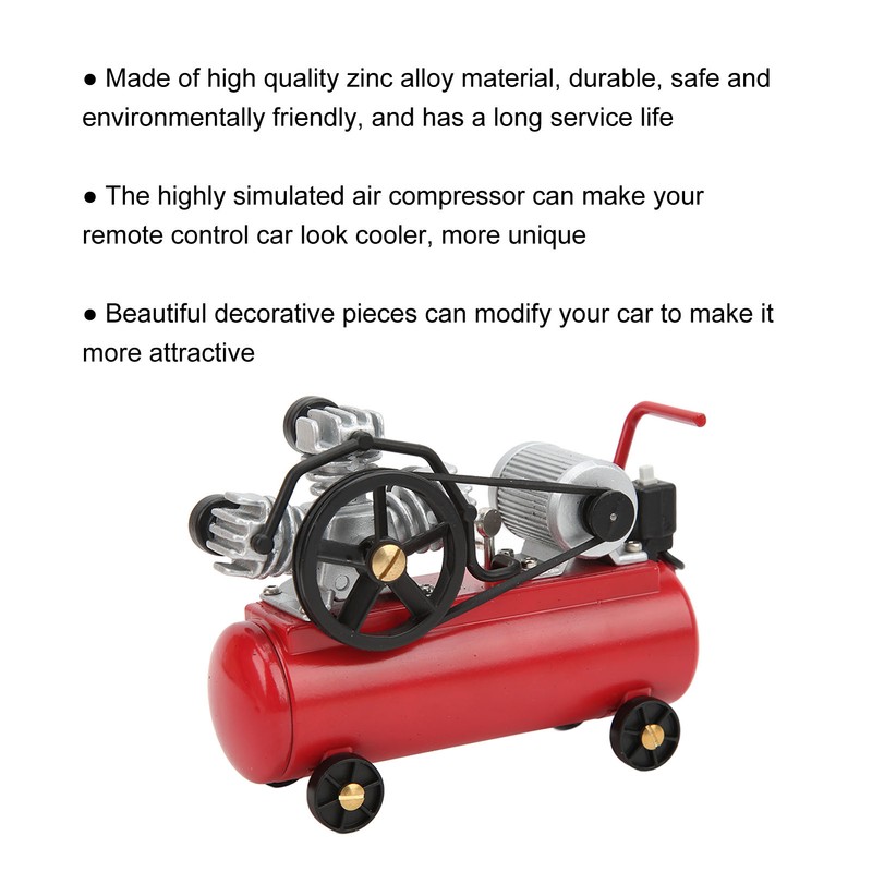 Mini Simulation Air Compressor Decoration RC Accessories for SCX10 1/10