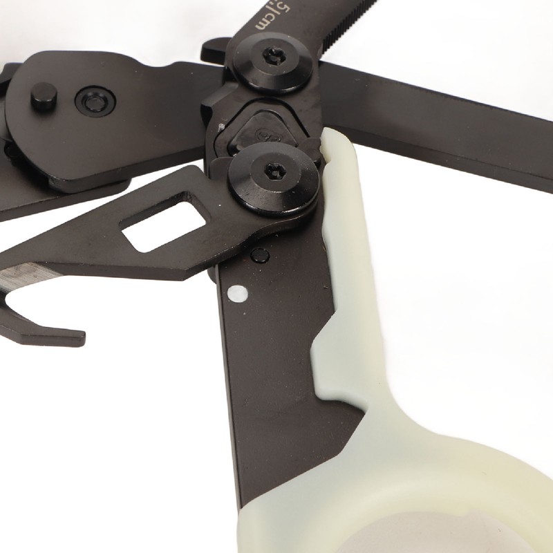 Emergency Response Shears with Glass Breaker Stainless Steel Plastic Luminous
