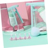 IWOWHERO Iridescent Nail Practice Stand with Realistic Artificial Nail Holders