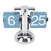 European Style Retro Digital Flip Down Clock 304 Stainless Steel