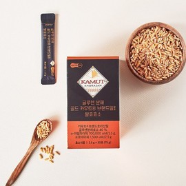 Lacto-On 글루텐 분해 골드 카무트 효소 30포(역가수치 701500) Gluten-Digesting Gold Kamut Enzyme 30 Packs (Activity Value 701500)