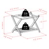 Winsome Reese Luggage Rack with Storage Shelf, for Guest Room,