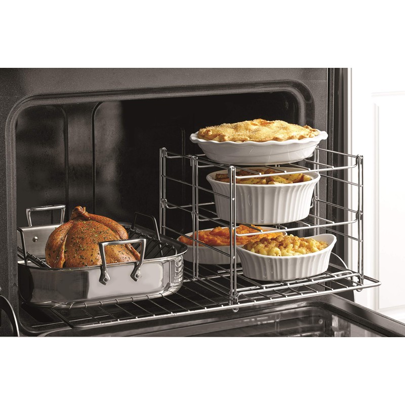 Nifty 3-Tier Oven Rack – Non-Stick, Dishwasher Safe, Use for