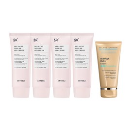 Artdeli Tone-Up Sunscreen 50ml x4 + Schrammek Blemish Balm Classic BB Cream 30ml / 아트델리 톤업 선크림 50ml x4 + 슈라멕 블레미쉬밤 클래식 비비크림 30ml