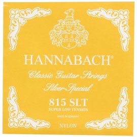 Hannabach 652507 Series 815 Silver Special Super Low Tension String Set for Classic Guitar - Gold