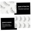 minkissy 5 Pairs of Luxury False Lashes Eyelashes for Women